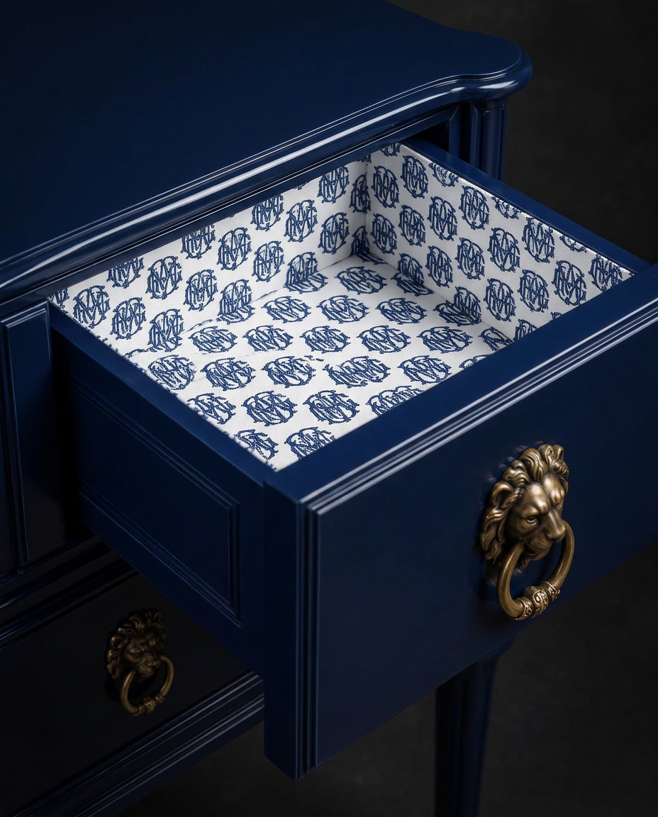 The Monogram Edit custom drawer interior inspiration